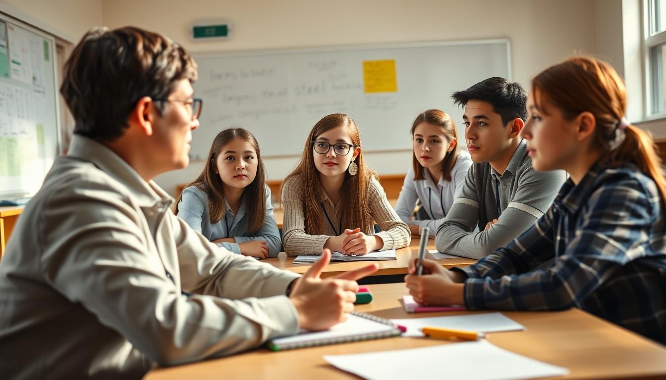Structured study materials and learning resources on a desk